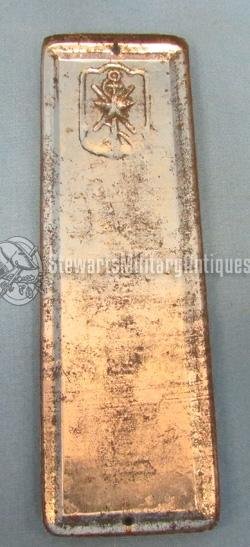  Japanese WWII Time Expired Soldiers League Door Post Tin Sign — image 4