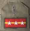 Japanese WWII Tropical Shirt Rank Insignia, Sgt Major