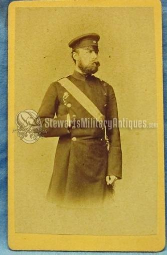  German, Franco-Prussian War Officer CDV, Iron Cross — image 2