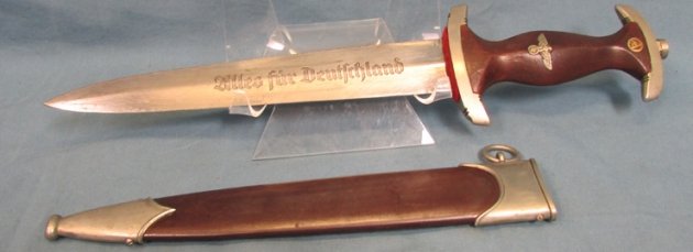  German WWII M1933 SA Enlisted Dagger, Gustav Wirth, Veteran Bringback — image 4