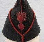 French, Second Empire, Artillery EM, Bonnet De Police, Mle 1860