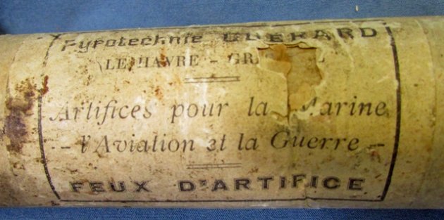  French WWI Signal Rocket, Verdun Battlefield 1922, G.B.Jarrett Collection — image 4