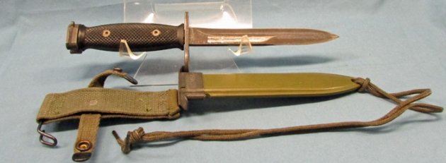  US Vietnam War M7 M16 Rifle Bayonet, Gen Cut mfg — image 4