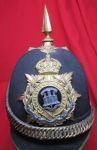 British Pre-WWI Era Officers Dress Helmet, Northhamptonshire Regiment, Named