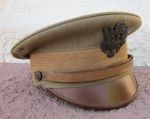 US WWI Army Officer Visor Hat, Fine Example