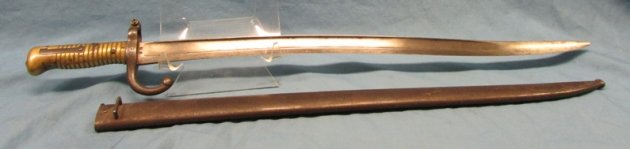  French M1866 Chassepot Bayonet, Navy Marked 1869 — image 5