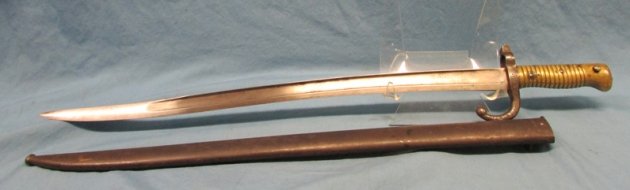  French M1866 Chassepot Bayonet, Navy Marked 1869 — image 6
