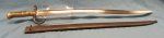 French M1866 Chassepot Bayonet, Navy Marked 1869