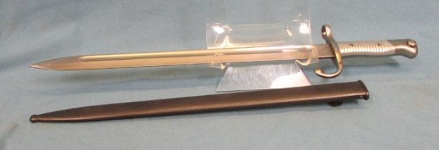  Argentine, M1891 Mauser Bayonet, Aluminum Grip, Weyersberg Mfg, Matching — image 8