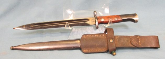  Yugoslavian M1924 Short Rifle Bayonet & Frog, Matching — image 7