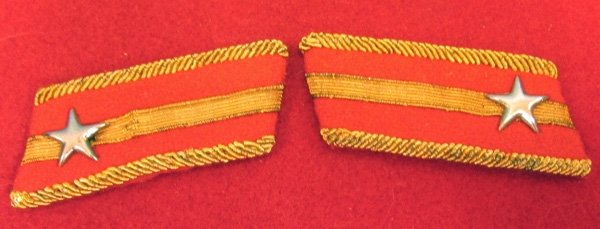  Japanese WWII Army Officer Collar Rank, 2nd Lieutenant — image 2