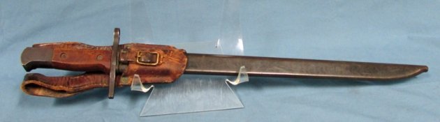  Japanese WWII Type 30 Bayonet Frog Matsushita Kinzoku Arrow M — image 2