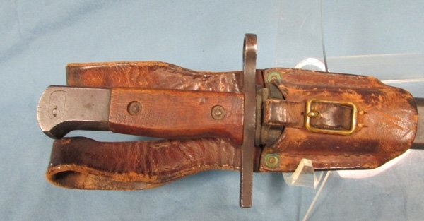  Japanese WWII Type 30 Bayonet Frog Matsushita Kinzoku Arrow M — image 3