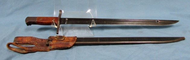  Japanese WWII Type 30 Bayonet Frog Matsushita Kinzoku Arrow M — image 5