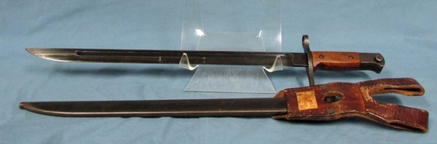  Japanese WWII Type 30 Bayonet Frog Matsushita Kinzoku Arrow M — image 6