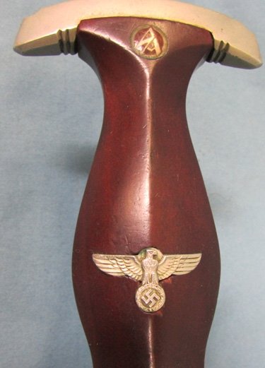  German WWII M1933 SA Enlisted Dagger & Hanger, Christianswerk — image 3