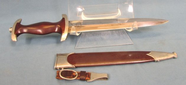  German WWII M1933 SA Enlisted Dagger & Hanger, Christianswerk — image 7