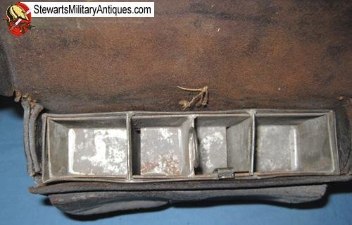  US Civil War .58 Caliber Cartridge Box, Maker Marked US Oval Plate — image 2