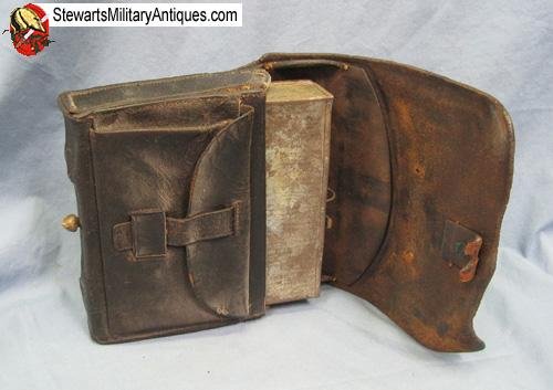  US Civil War .58 Caliber Cartridge Box, Maker Marked US Oval Plate — image 4