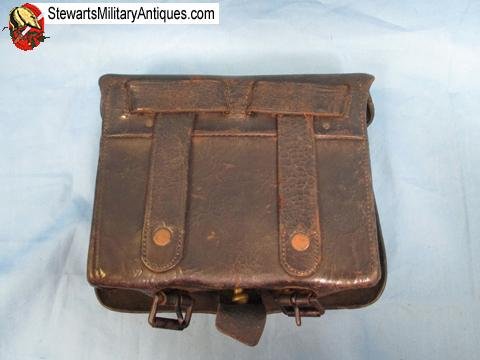  US Civil War M1864 Infantry Cartridge Box, Replica SNY Plate — image 4
