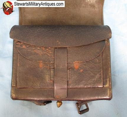  US Civil War M1864 Infantry Cartridge Box, Replica SNY Plate — image 5