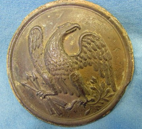  US Civil War Cartridge Box Sling Plate Battlefield Dug — image 2