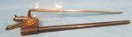US Indian Wars M1873 45-70 Bayonet, Brass Hook Scabbard