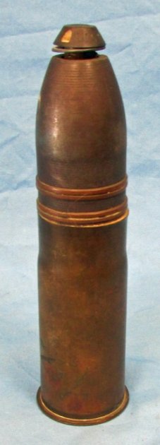  French WWI, .37 mm Projectile & Casing, INERT — image 3