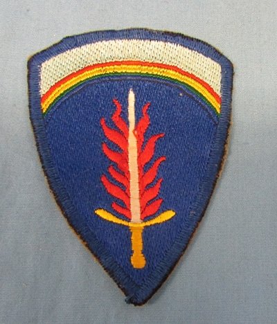  US Post WWII US Army Europe SSI, German Mfg — image 2