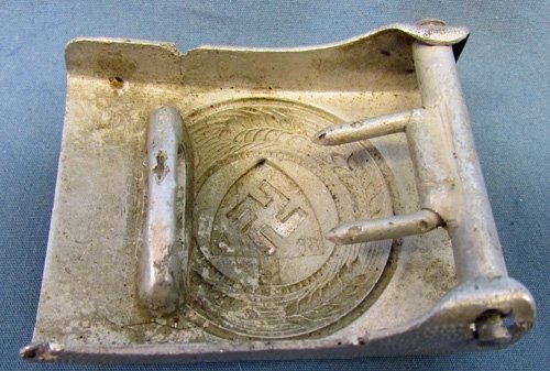  German WWII RAD Enlisted Buckle, Dated 38 — image 3