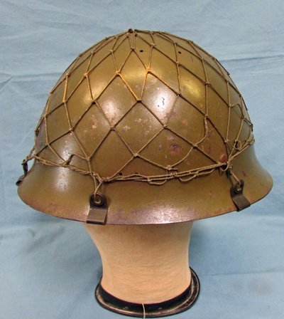  Japanese WWII Reconditioned Army Helmet & Liner — image 4