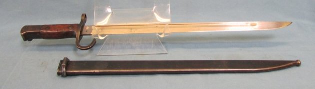  Japanese WWII Type 30 Bayonet, Tokyo Hourglass, Hikari Seiki — image 2