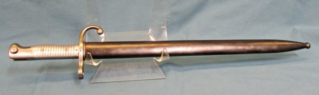  Argentine M1891 Mauser Bayonet, Aluminum Grip, Weyersberg Mfg, Matching — image 2