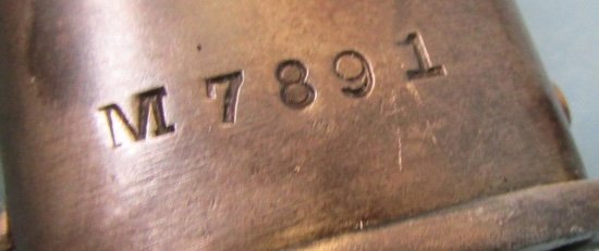  Argentine M1891 Mauser Bayonet, Aluminum Grip, Weyersberg Mfg, Matching — image 7