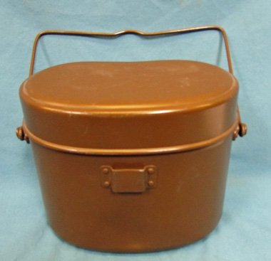  Japanese WWII Enlisted Pattern 3 Piece Messkit & Bamboo Cup, Unissued — image 2