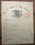 US Civil War Discharge, 93rd New York Infantry, Wounded at …