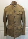 US WWI Army Officers Service Coat, Identified, 15th Cavalry, Mexican …
