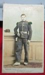 French, Franco-Prussian War Era CDV, Chassuer a' Pied, Tinted