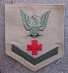 US WWII US Navy 3rd Class Pharmacist Rate, USMC 'Corpsman'