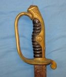 Japanese WWII Company Grade Army Officers Dress Sword, Silver Family …