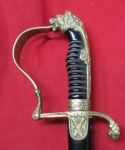 German Reichsheer Era, Artillery Officer Lionhead Sword, Horster
