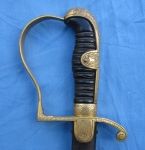German WWII Heer Officers Sword, Holler Mfg, Number 3 Pattern
