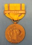 US WWII American Defense Medal with Fleet Bar