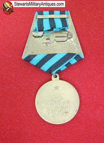 Soviet WWII Campaign Medal, Capture of Konigsberg — image 4