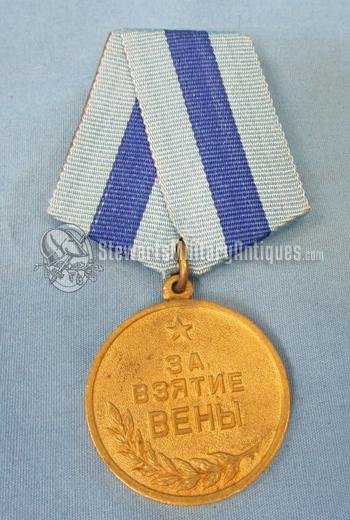 Soviet WWII Liberation of Vienna Medal — image 2