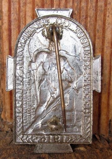  Austrian WWI, Patriotic Cap Badge, Herres Gruppe, GO, Erzherzog Eugen 1916 — image 3