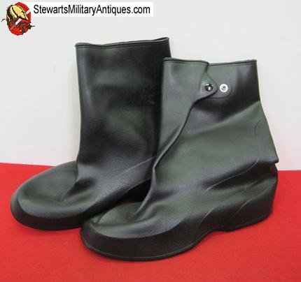  US Vietnam War Womens Pair of Galoshes, Unused — image 4