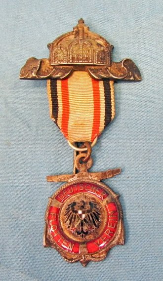  German Pre WWI, Deutscher Flotten Verein, Association Badge — image 2