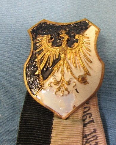  German Pre WWI Prussian War Veterans Badge & Ribbon — image 3