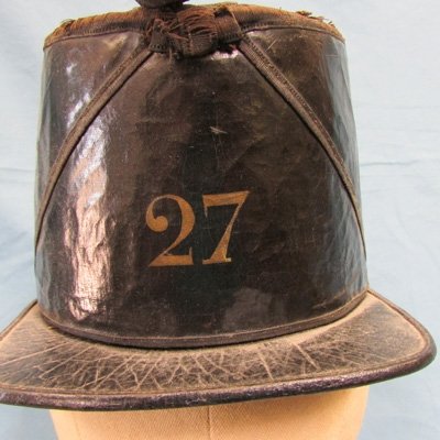  French Second Empire, Officers Foul Weather Kepi/Shako, 27th Regiment — image 5
